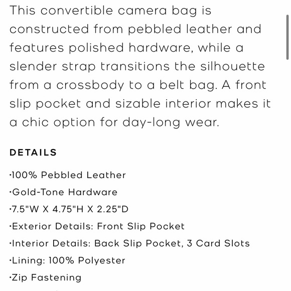 Michael Kors Pebble Leather Convertible Belt Bag - Picture 6 of 6